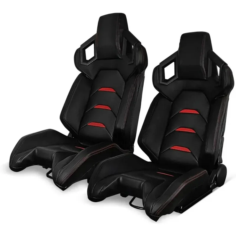 High Quality Luxury Leather Adjustable Racing Seats for Sports Car Interior Accessories