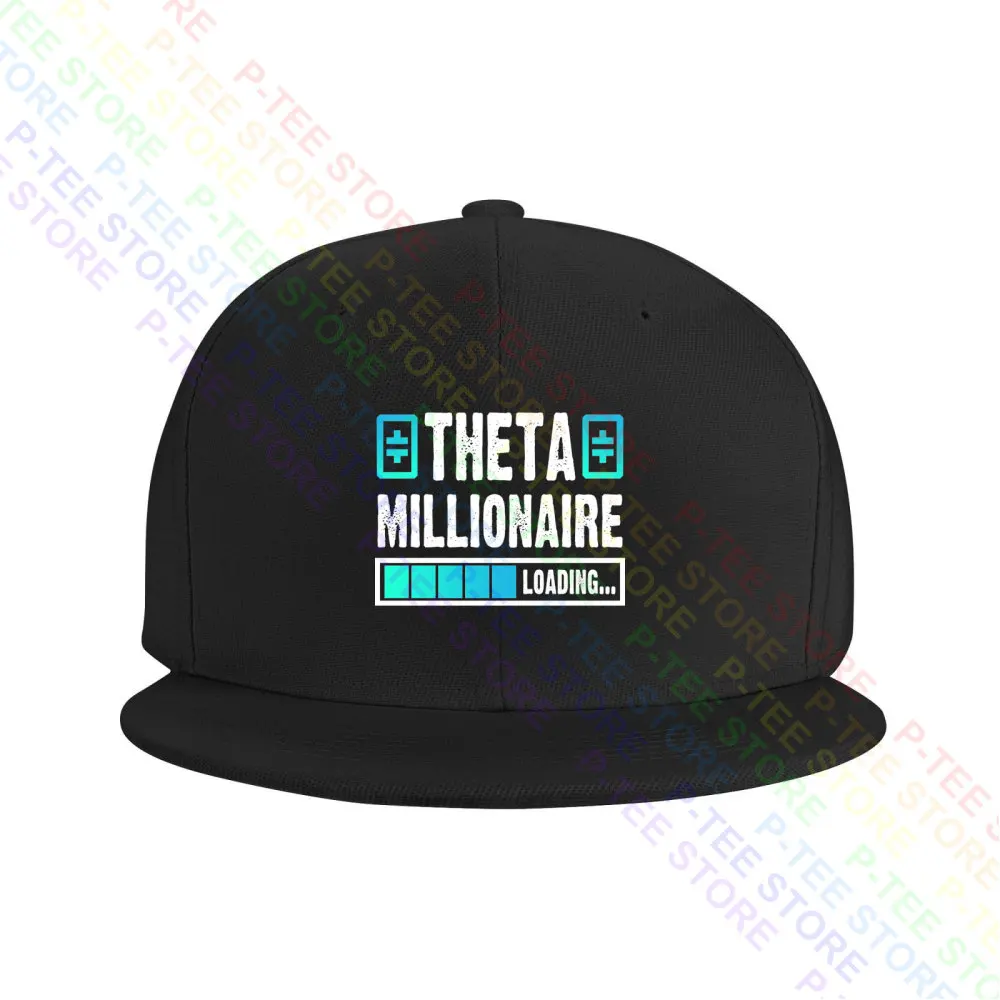 Theta Hodl Crypto Cryptocurrency Theta Millionaire Loading Baseball Cap Snapback Caps Knitted Bucket Hat