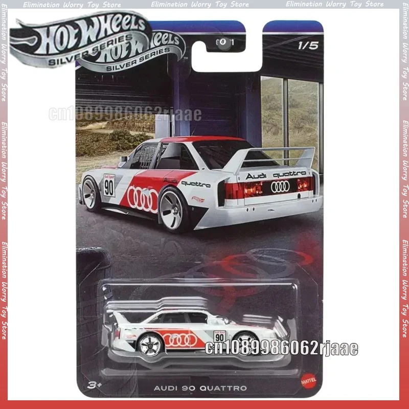 

Hot Wheels Silver Series Collectible Diecast Model Car Audi Quattro R8 Gt Simulation Alloy Car Set For Adult Collection Display
