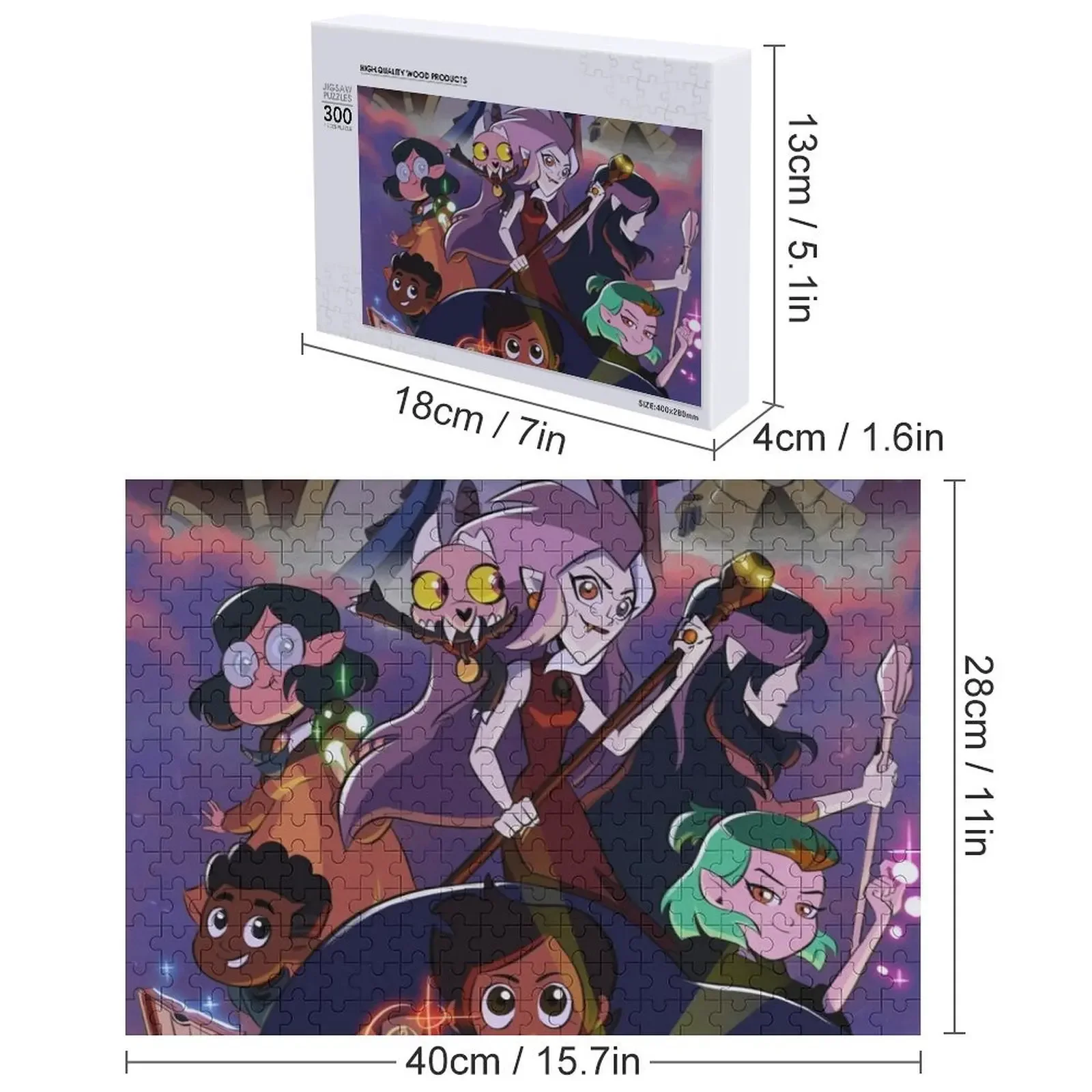 ToH الرسمية بازل قطع وودز للبالغين لعبة الأطفال لغز هدية خشبية مخصصة #5