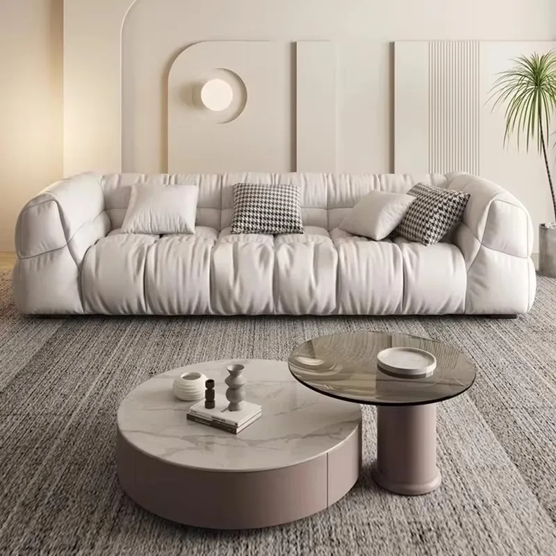 Designer Beige Lazy Sofa Aesthetic Memory Foam Oversized Modern Living Room Sofas Luxury Reading Couch Wohnzimmer Home Furniture