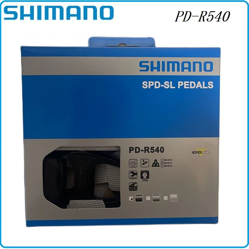 SHIMANO SPD PD-R540 Pedal Road Bikes Self-locking Pedals with SH11 Cleat Bicycle Self-locking Road Pedal Cycling Locking Pedal