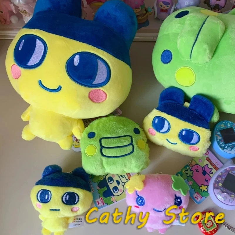 

In Stock Bandai Tamagotchi Earphone Case Pendant Keychain Anime Pixel Pet Accessories Cute Peripheral Pouch Decor Collect Gifts