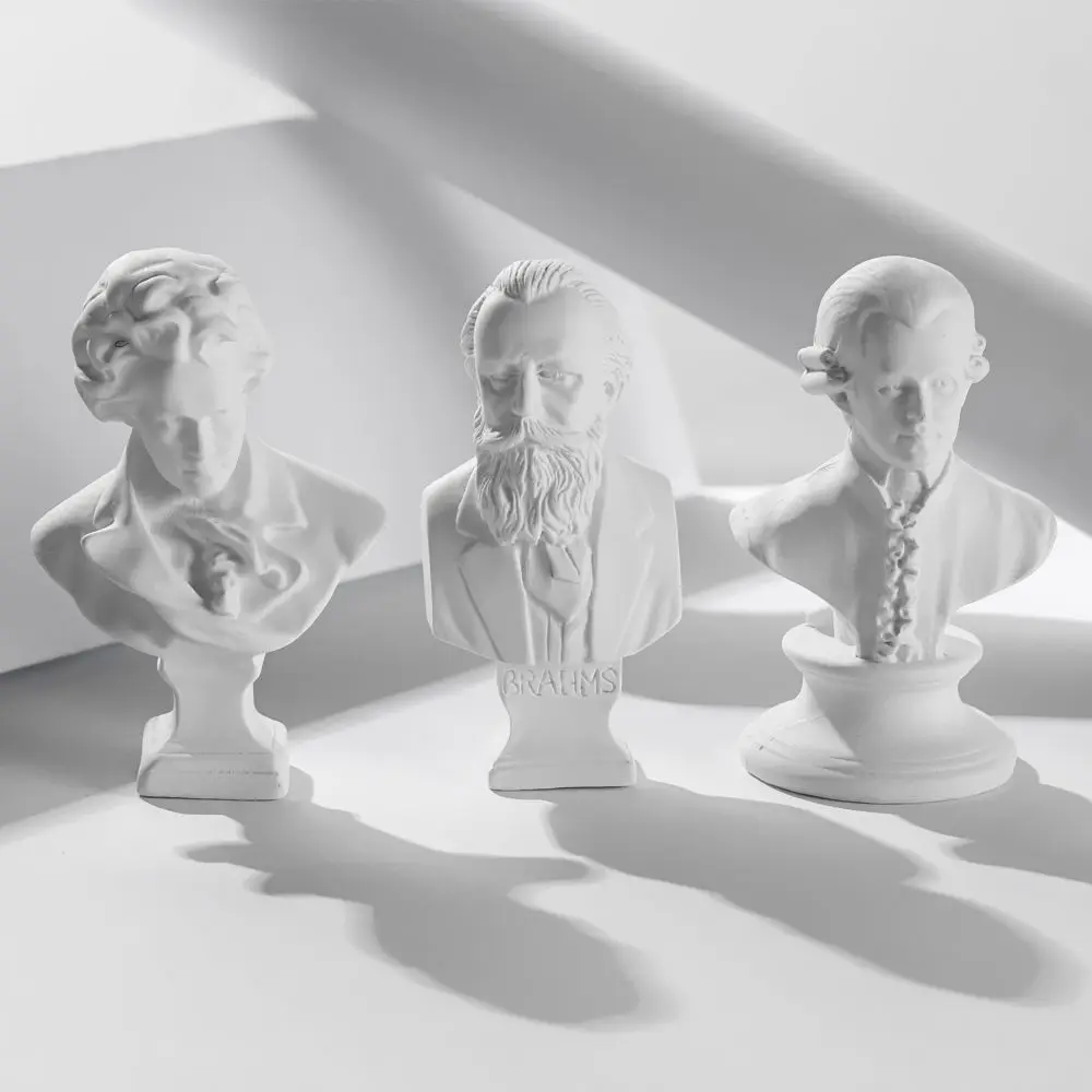 Figurine Desktop Ornament Drawing Practice Home Decor Greek Mythology Famous Sculpture Gypsum Bust Portraits Plaster Statue