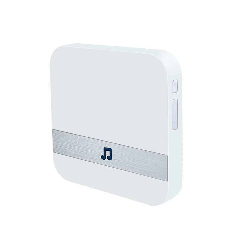 Timbre de puerta inalámbrico con Wifi, receptor de música para seguridad del hogar, intercomunicador interior, 10-110dB, 433MHz