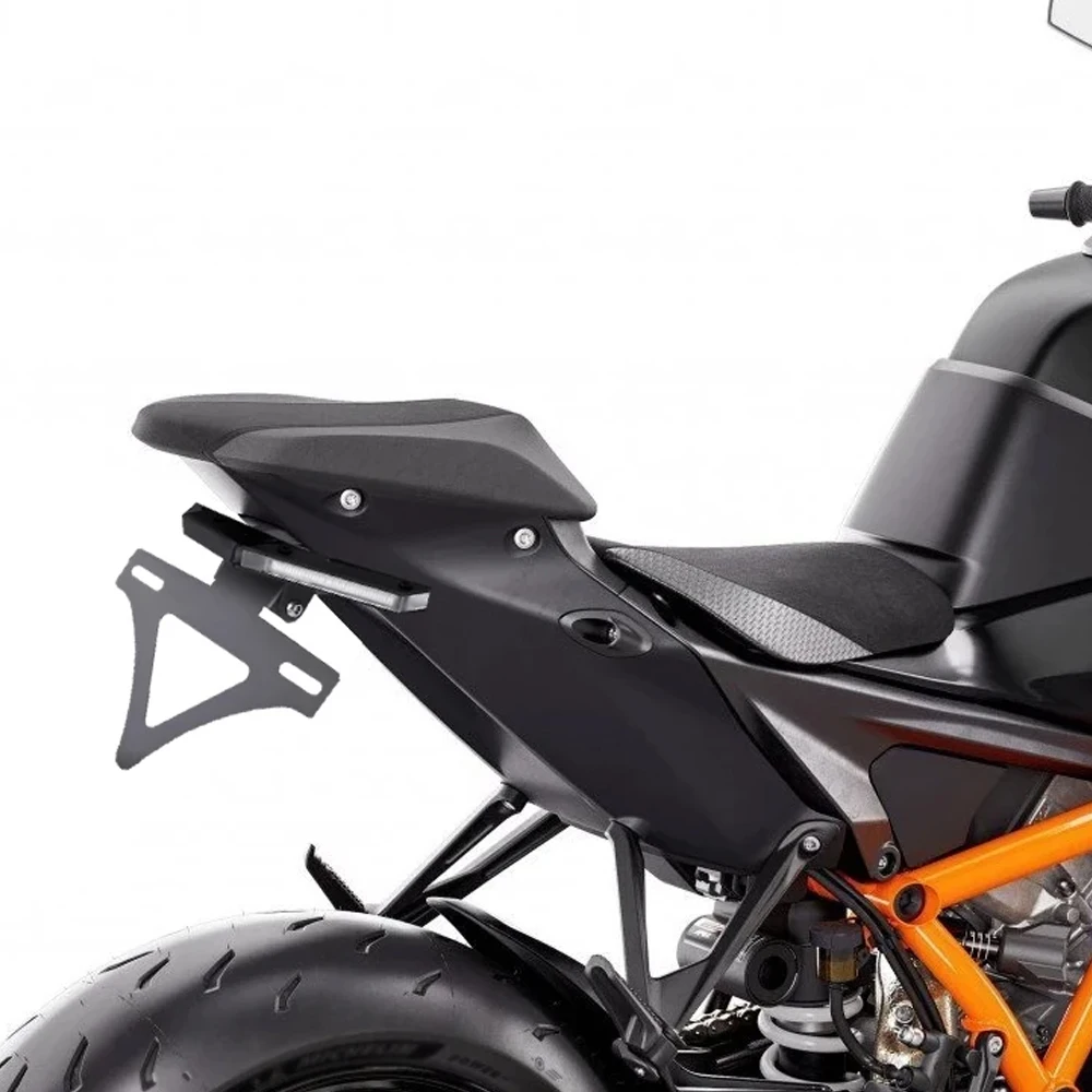 For 1290 Super Duk R Motorcycle Rear Short Tail Stock License Plate Holder Tailstock Frame Bracket Kit 2020 2021 2022 2023 -2025
