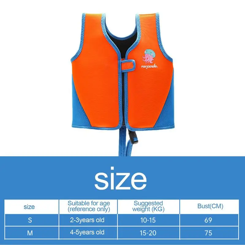 Gilet da bagno per bambini giubbotto da bagno Unisex per bambini gilet da bagno per bambini aiuto per il nuoto costumi da bagno galleggianti per bambini di 1-9 anni