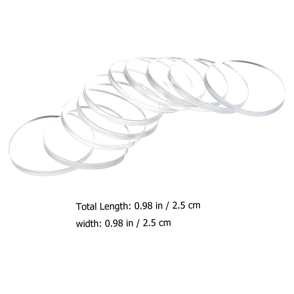 30Pcs Clear PP Glass Table Bumpers Non-Slip Countertop Spacers for Coffee Tables Marble Surfaces Anti-Slip Cushioning Pads