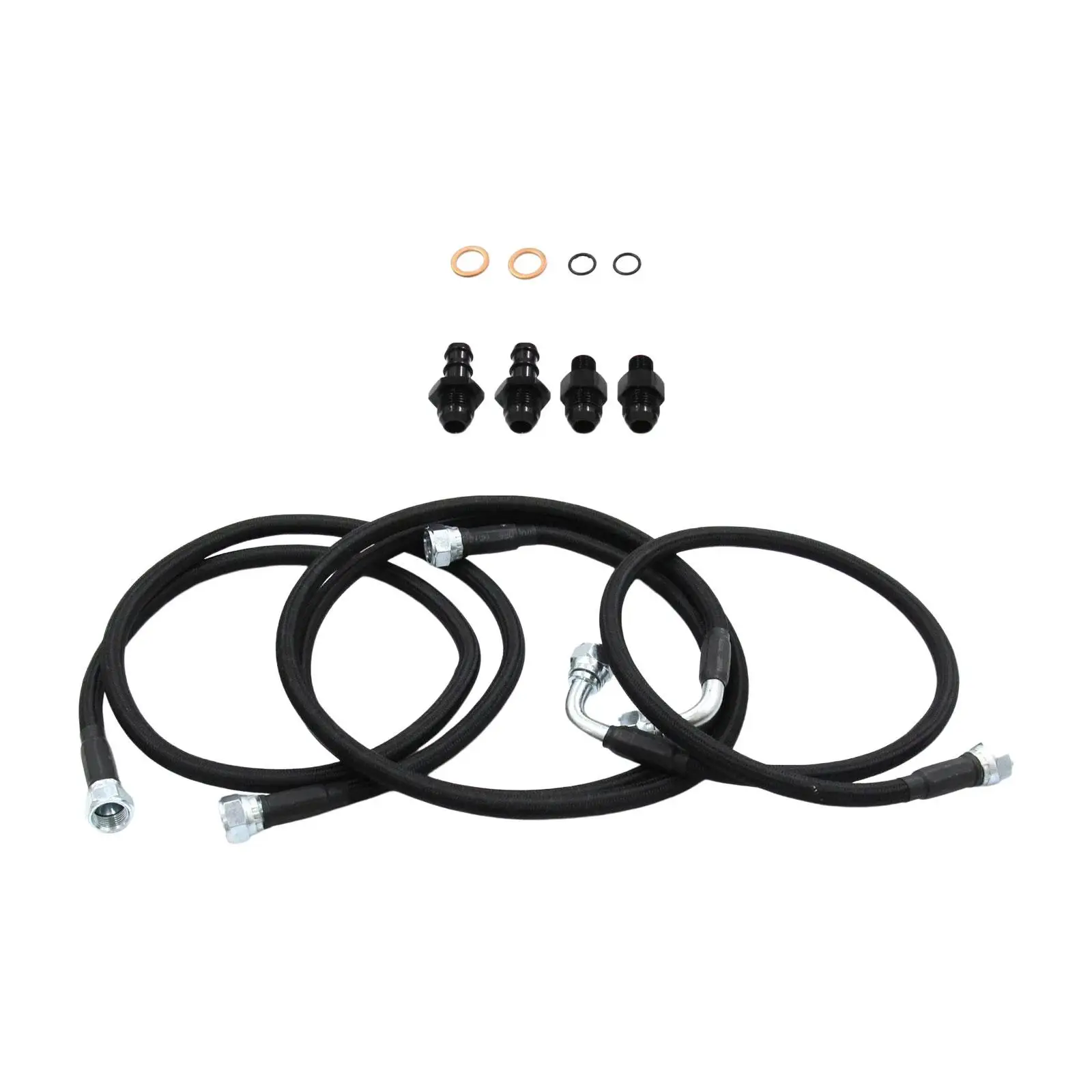 Cooler Hose Line Kit with Adapters Durable Easy to Install Replaces Accessory for 48RE s 2003-2007