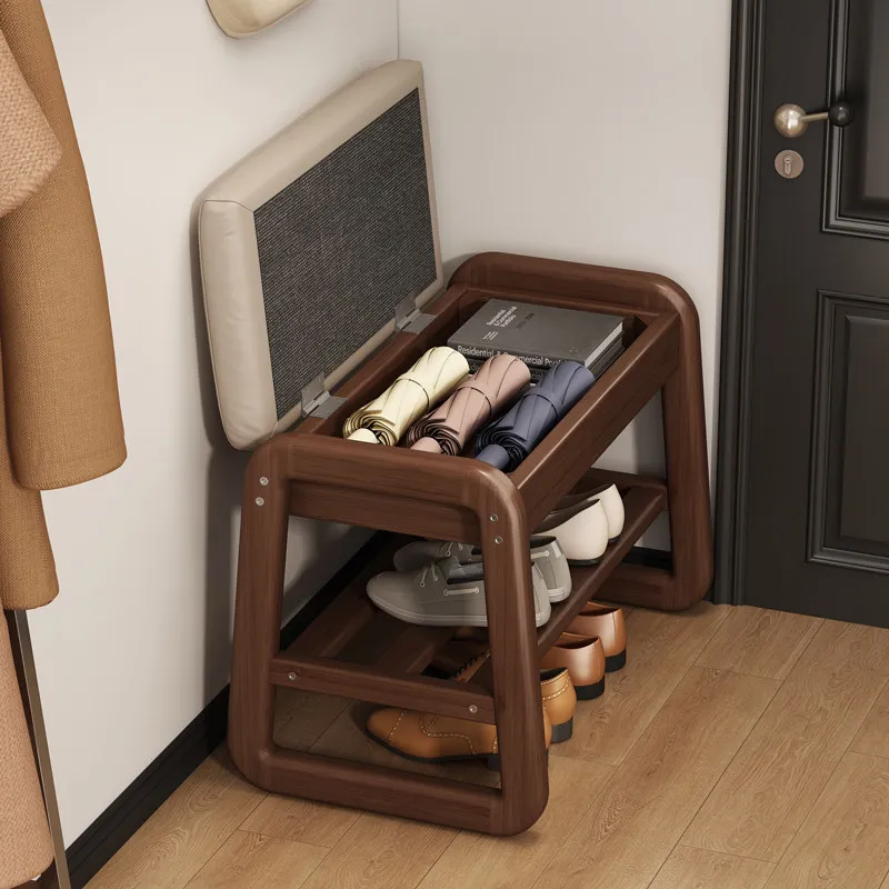 

Bench Entrance Hall Shoe Cabinet Storage Organizer Designer With Seat Shoe Cabinet Modern Display Zapatero Shoemakers Furniture