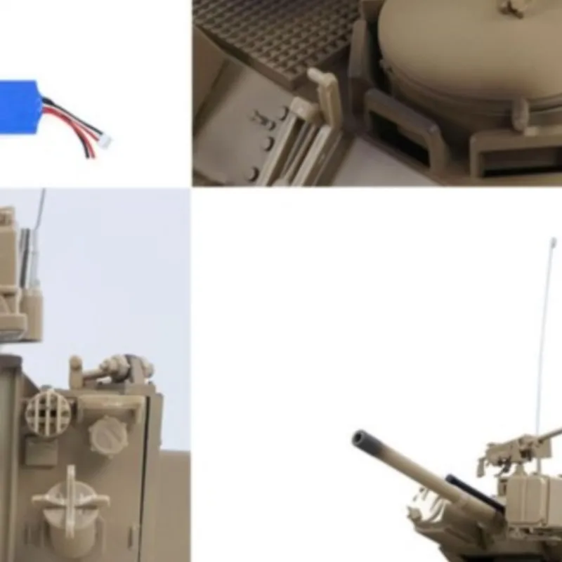 

US Stock 1/16 RC Panzer Tongde Remoted Tank M2412-A M113A1 MRV Recoil Fire Flashing 320 Turret Rotation Metal Gearbox for Boy