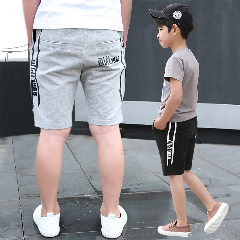 2025 New Children's Summer Shorts Korean Style Thin Kids Cotton Breathable Sport Five-Point Pant For Boys 4-13 Years Clothes