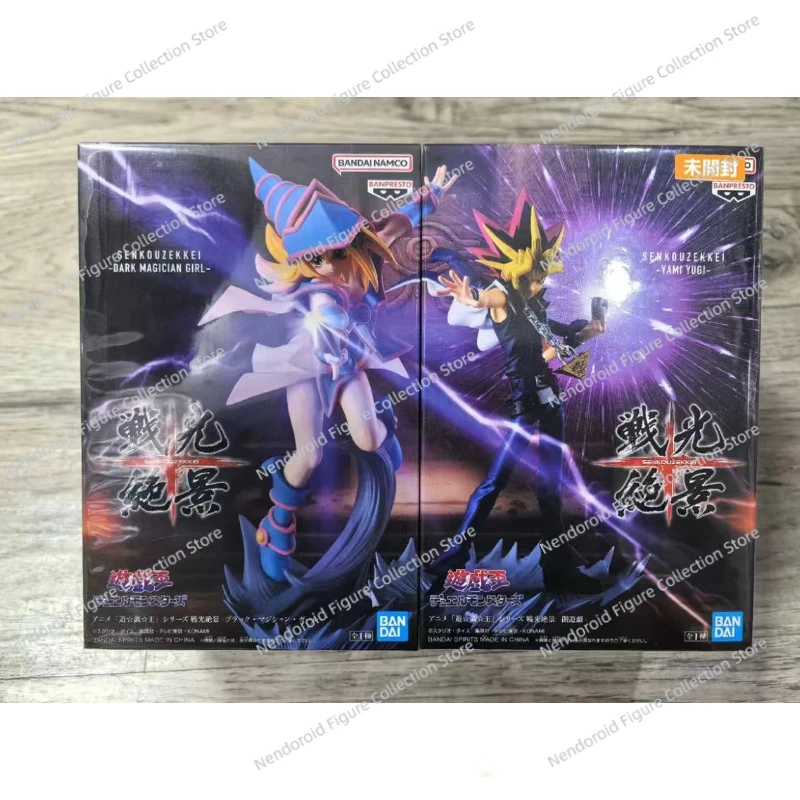 BANDAI-BANPRESTO GENKOU ZEKElli, Yu-Gi-Oh!, en stock Yami Yugi Anime Action Figure, Dark Magician Girl, Toy Gift, Model Collection