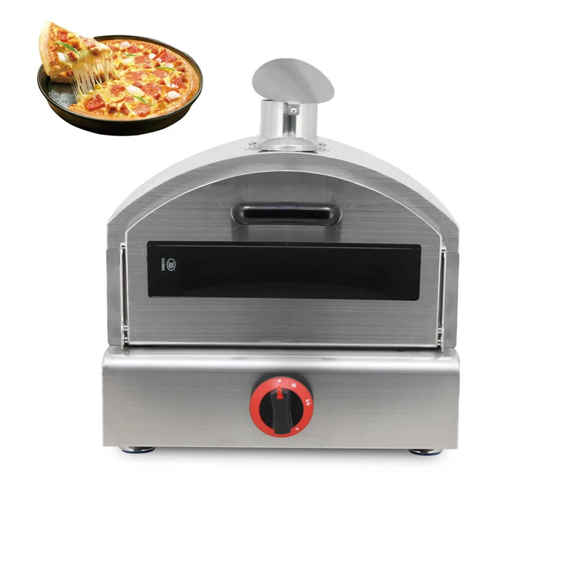 Commercial Outdoor Pizza Snack Machine Portable Mini Gas Pizza Oven With 13 Inch Pizza Stone