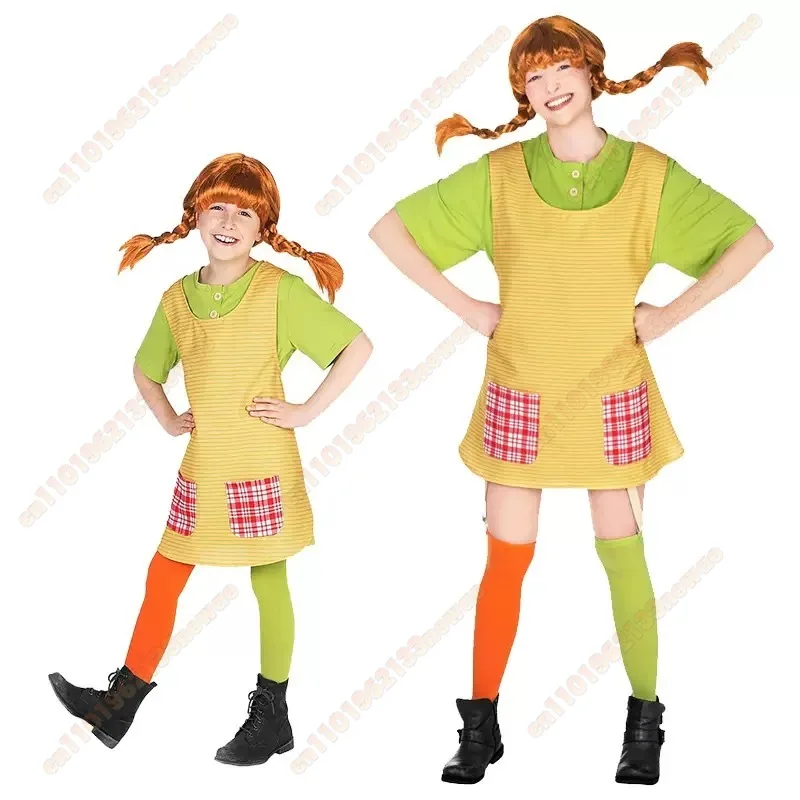 

MINISO NEW 2025 Long Cosplay Stocking Costume Dress Jacket Apron Pants Halloween Carnival Gifts Roleplay Suit For Boys Girls