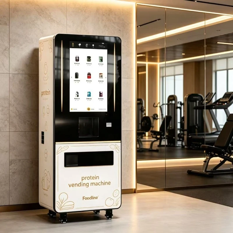 Protein Shake Vending Machine Fully Automatic Powder Mixing System Smart Screen Commercial Dispenser Self-Service Gym