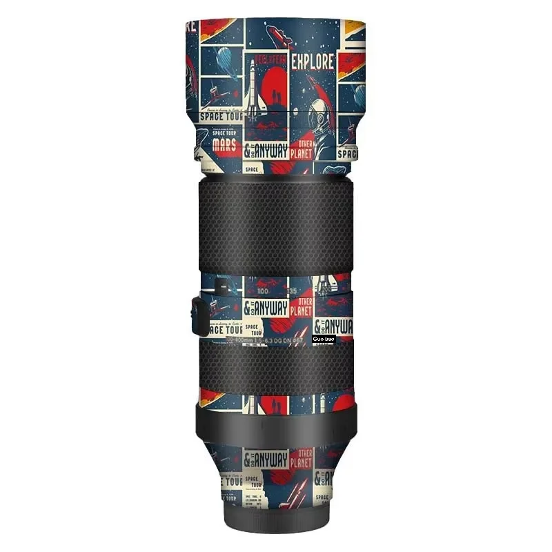 

Для SIGMA 100-400 мм F5-6,3 DG DN OS для Sony E/L крепление объектива наклейка на кожу пленка защитная наклейка против царапин