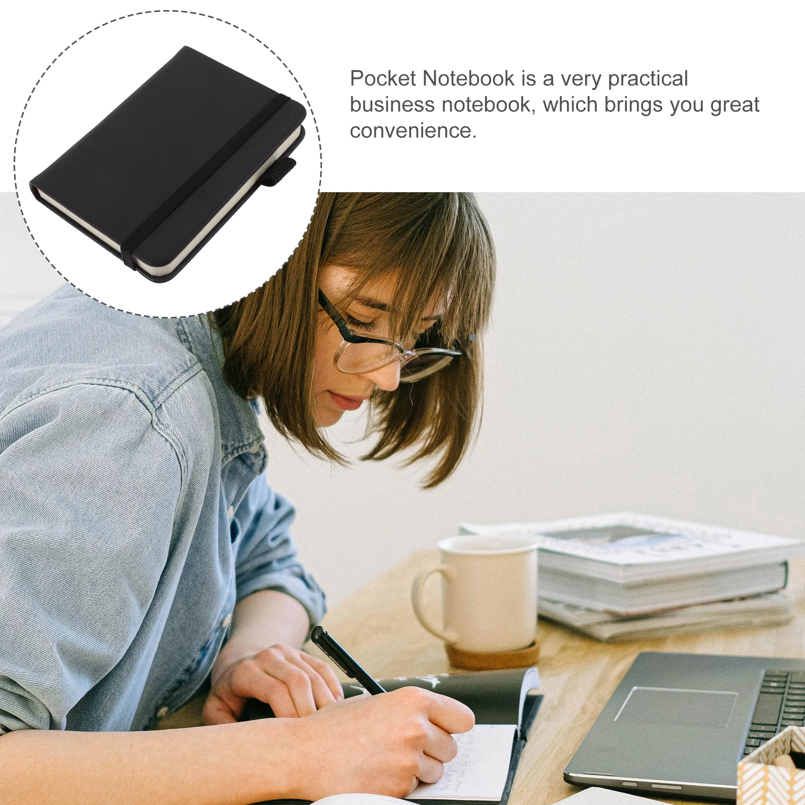 

2pcs Pocket Notebook Small Journal Portable Mini Notebooks Business Diary Long Service Life Paper Material Write Diaries
