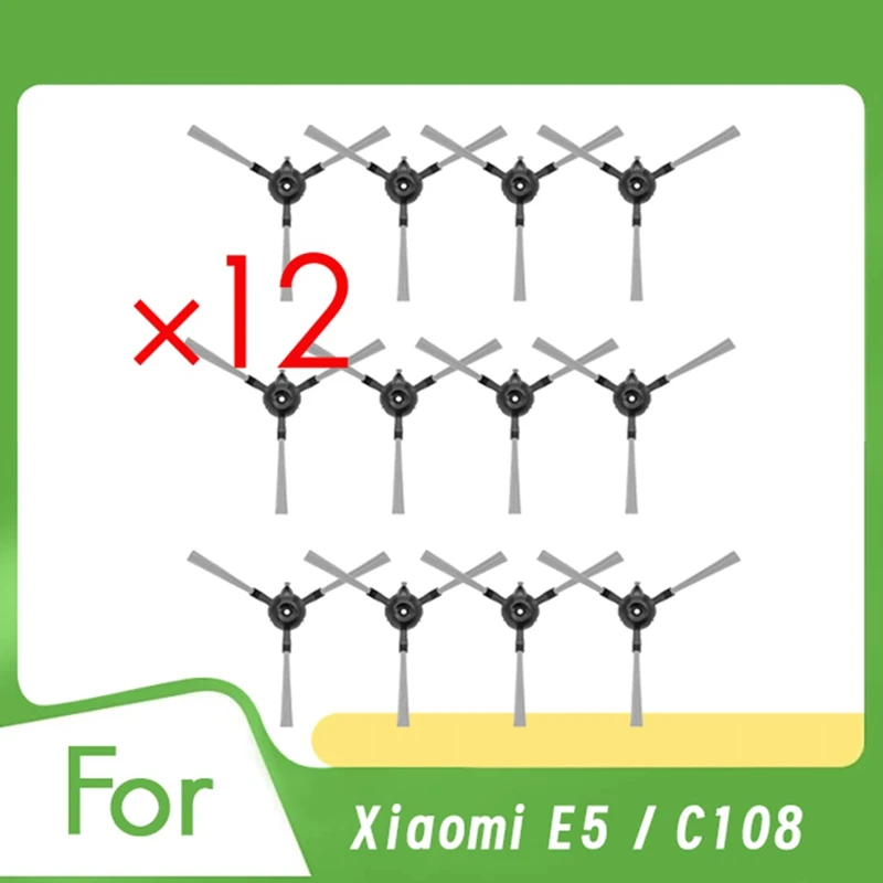 

ГОРЯЧИЙ! 12 шт. боковая щетка для замены деталей робота-пылесоса Xiaomi E5/C108