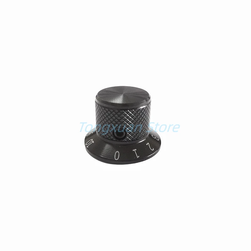 1pc Silver Black Gold Aluminum Alloy Potentiometer Switch Control Cap 25X17mm Volume Audio Electric Guitar Bass Knob Screw Type