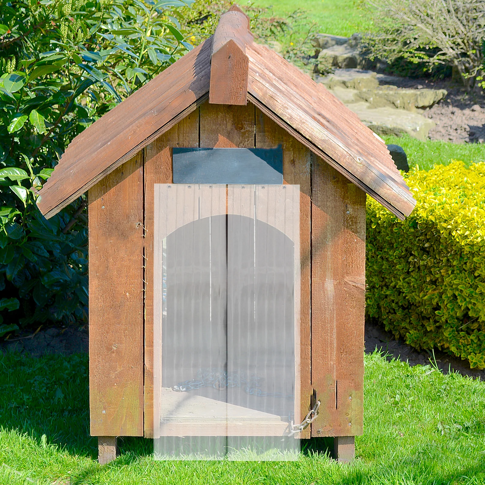 

Dog Door Curtain 74 X 7 Inch Transparent Pvc Flap For Pet Kennel Windproof Divider Outdoor Accessory