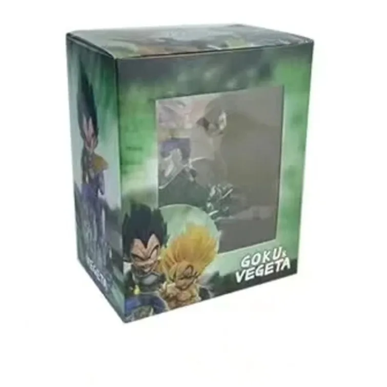11cm nova dragon ball anime figura vegeta iv son goku perímetro pvc modelo estátua decoração de mesa ornamentos presente de natal brinquedos