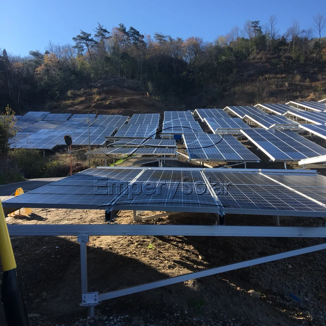EmperySolar Aluminum Alloy Solar Structure Ground Mounting System with Anodized Surface for Ground Installation Bracket - Detail 1