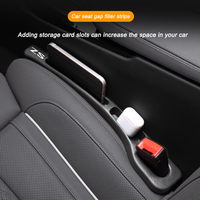 Car Seat Gap Filler Side Seam Plug Strip Leak-proof for MG ZS Auto Seat Gap Filling Strips Interior Decoration Accessories