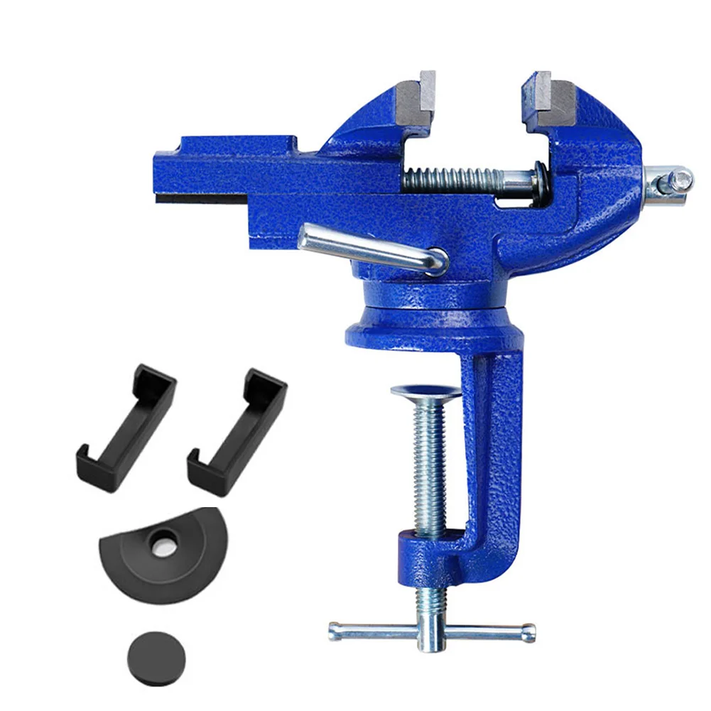 Bench Vice Machine Vise Clamp Steel Adjustable Multifunction DIY Woodworking Tool Bench Vice Machine Vise Clamp For Garage Work