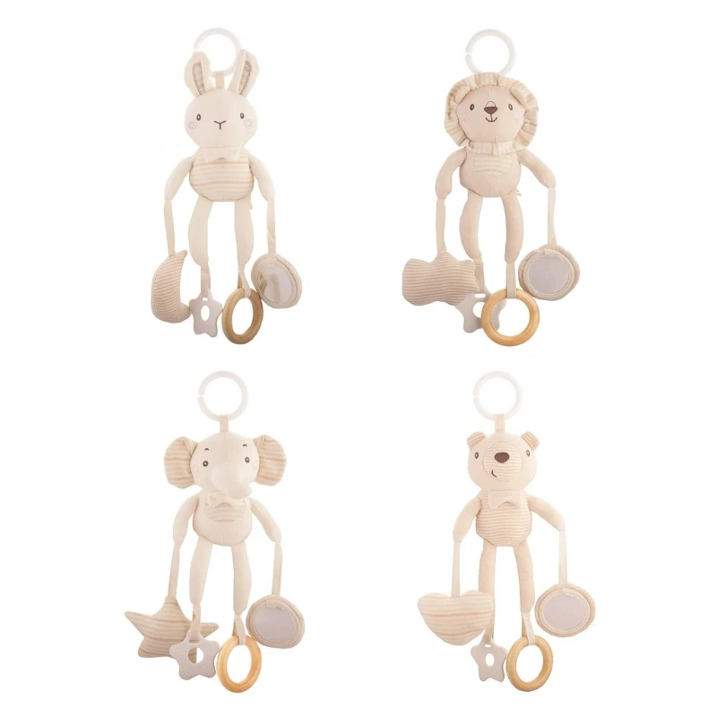 Giocattoli per lo sviluppo sensoriale del bambino infantile Regali per campanelli peluche morbidi appena nati sonagli 15UB