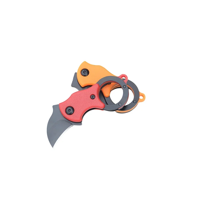 Mini Fox Knife Eagle Claw Knife Toothpick Blade Outdoor EDC Portable Tool Sharp Small Folding Knife Necklace Keyknife