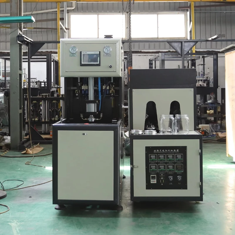 Semi Auto PLC Pump 1 Cavity 35000kN Clamping Force 260mm Diameter 430mm Height PP PET Bottle Soplador