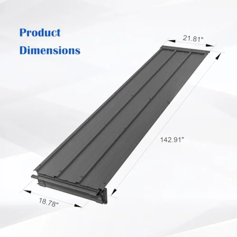Domi Wall Mounted Gazebo Contor Kit for 12Feet Width Outdoor Lean-to Gazebos Pre-Assembled Rustproof Expansion Linker for 12'x2