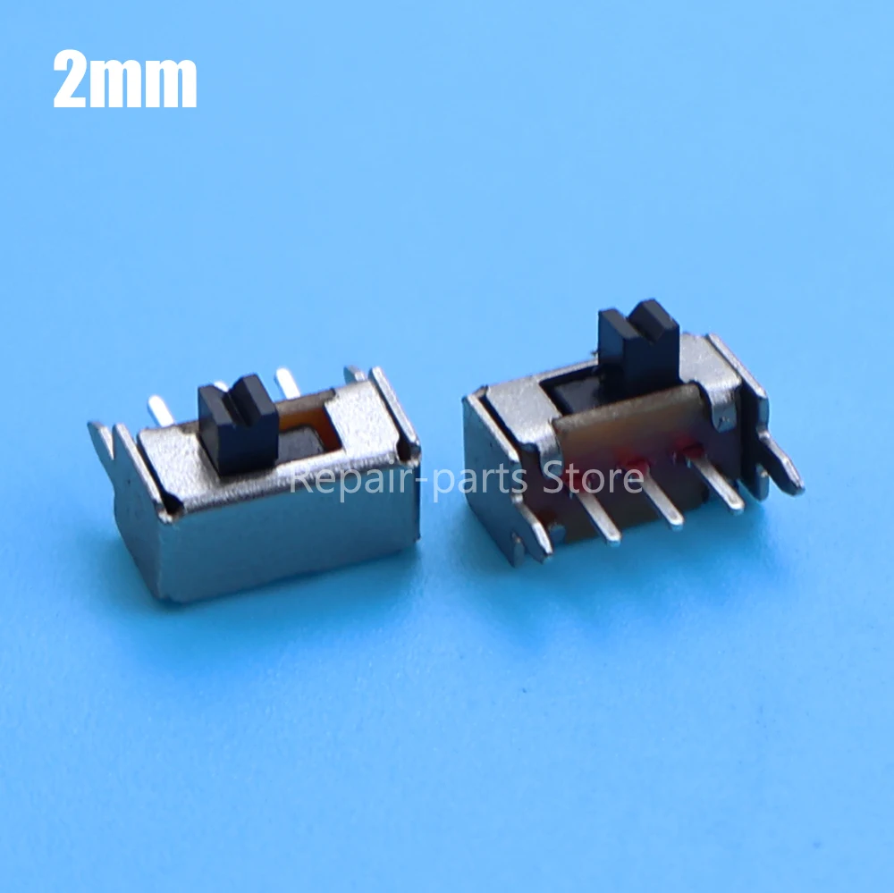 20/50/100 SK12D07VG SK12D07 تبديل التبديل 3PIN PCB 1P2T الشريحة التبديل مقبض مصغرة الشريحة التبديل مقبض جانبي عالية 2/3/4/5/6/7 مللي متر