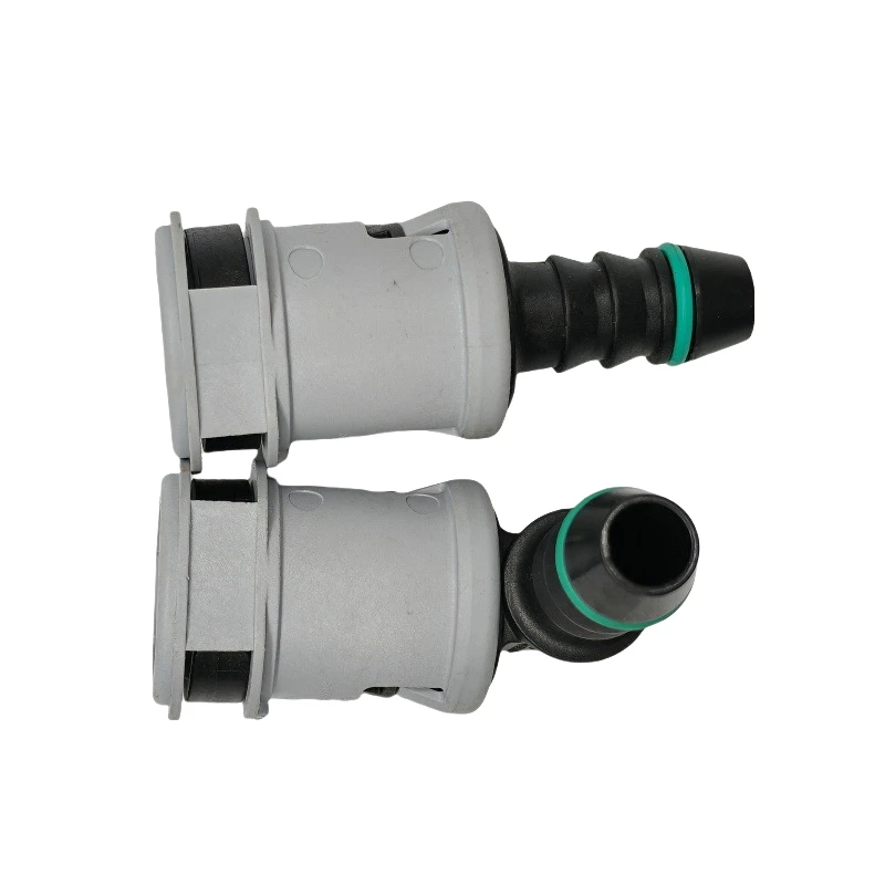Fuel line quick connector 9.49mm ID8 SAE 3/8 Fuel pipe joint plastic fittings of one clip V for fiat 2pcs a lot