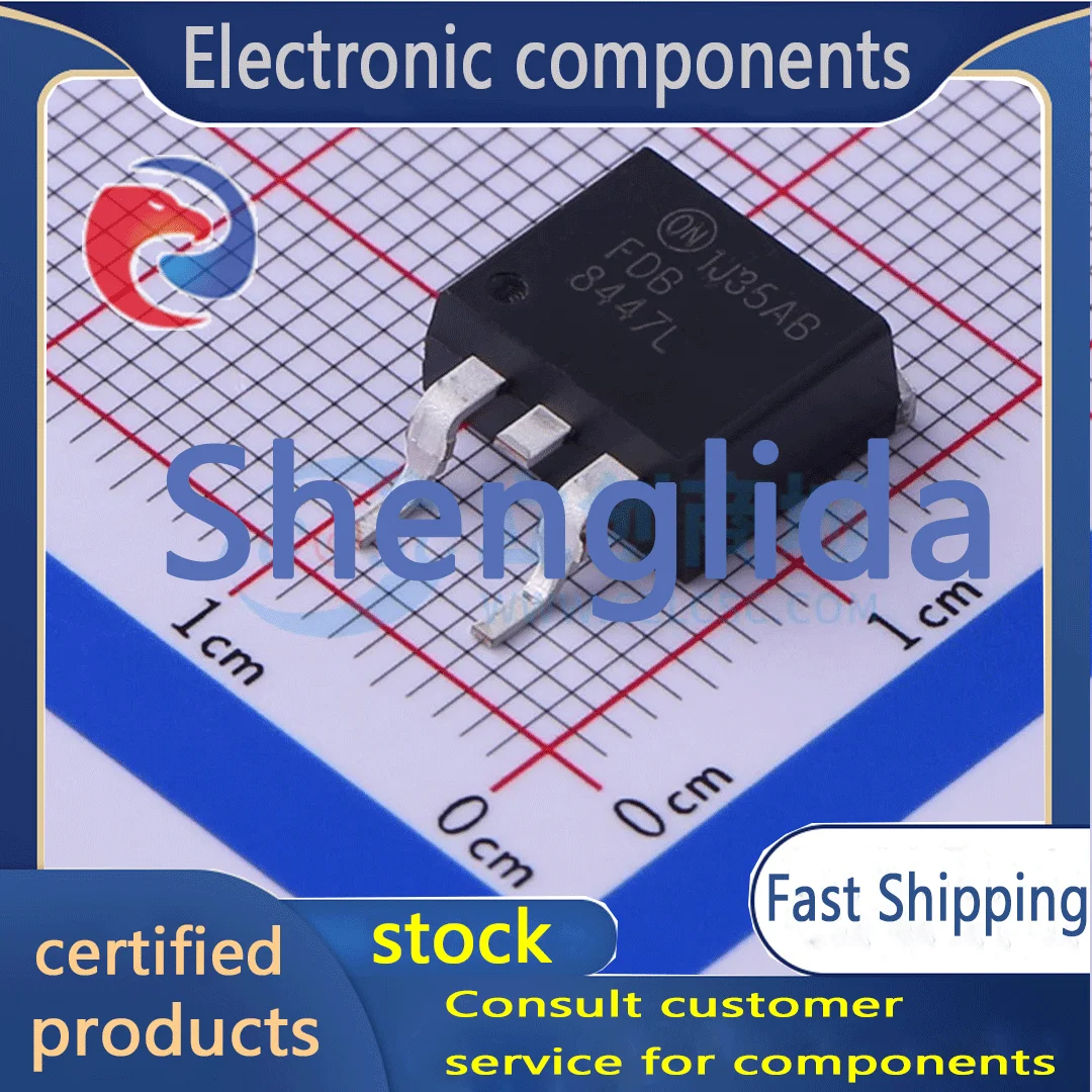 

FDB8447L packaged TO-263 field-effect transistor (MOSFET) brand new off the shelf 1PCS