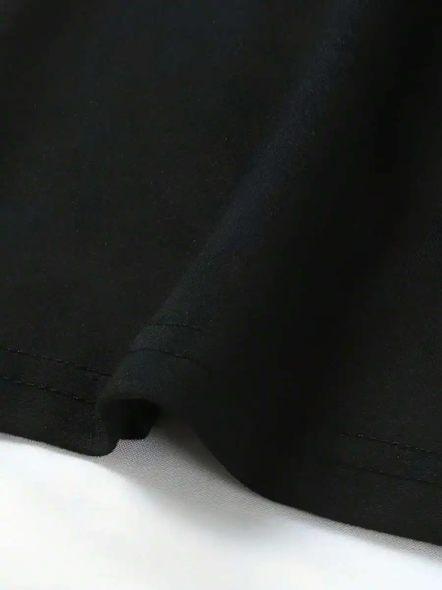 

Womens Sleeveless Tank Dress Black Loose Fit Round Neck Summer Casual With Pockets