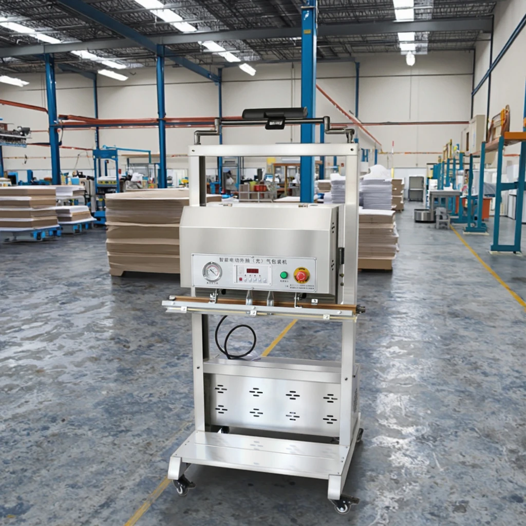 Plush Toys/bedding Vertical Vacuum Machine 600/800/1000 Type Commercial Retail Product Packaging Vacuum Machine