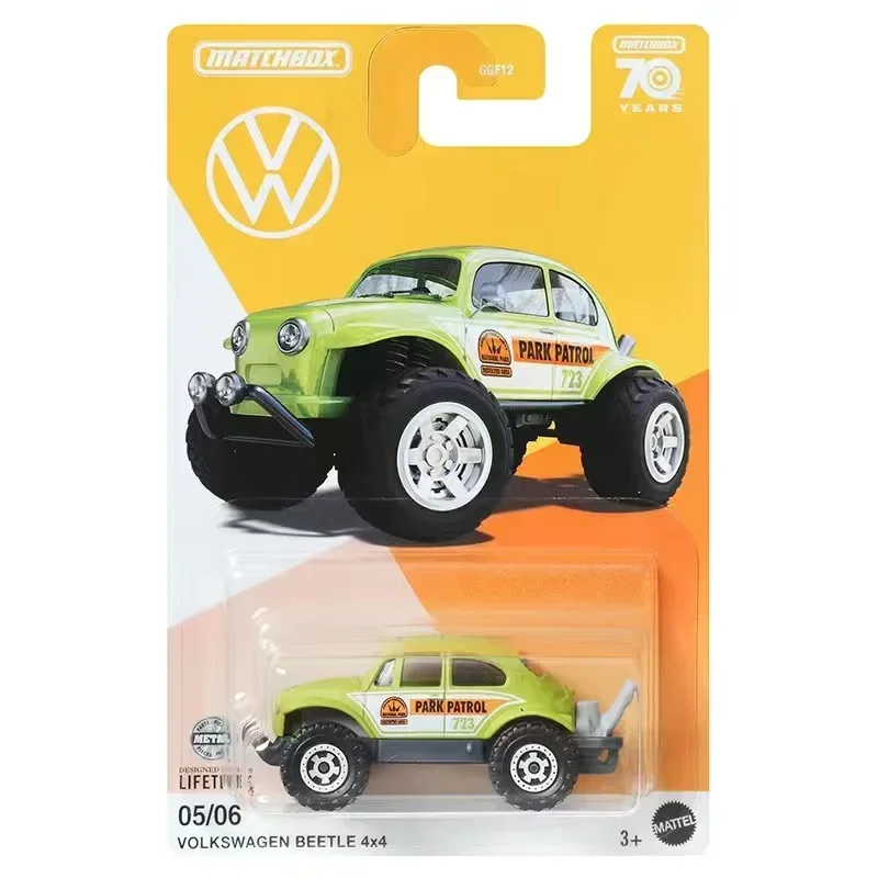 Original Matchbox Car 70 Years Commemoration 1:64 Vehicles Alloy Diecast Volkswagen The Beatles Benz Bugatti Child Toys for Kids