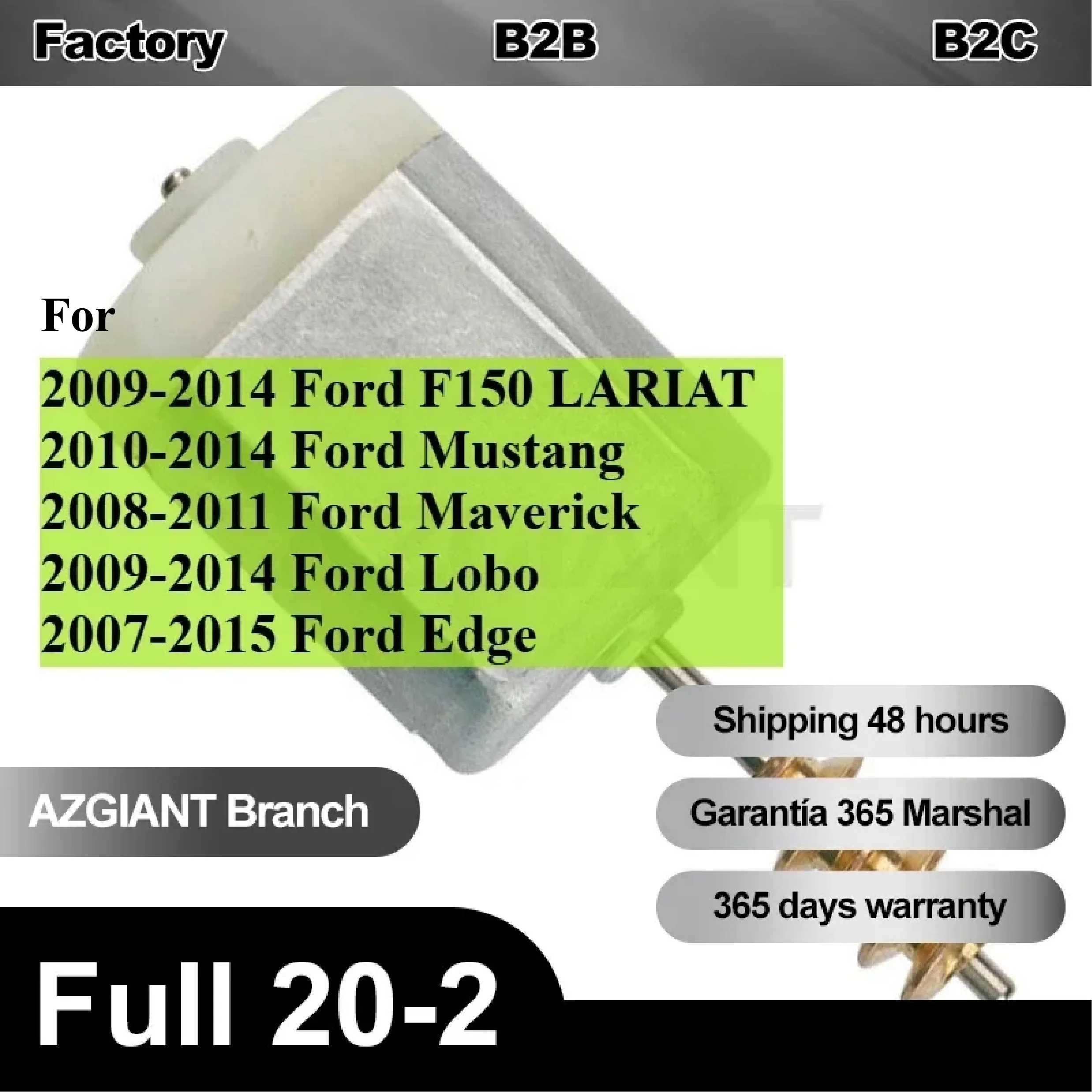 

Car Door Lock Motor for Ford F150 LARIAT Lobo Mustang Edge Center Control D-8b3 8A5A-5421813-EA 9L3Z5421812A