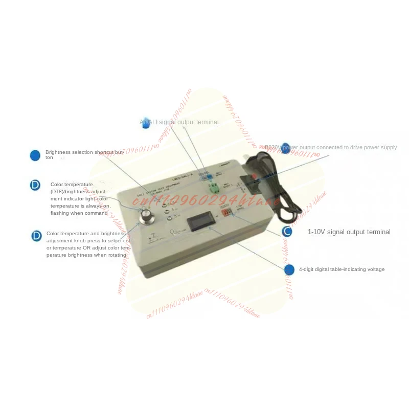 LED Dimmer Mutiple-Signal Generator DALI Tester Knob Signal 1-10V Dimming Knob with DALI Bus Power Supply
