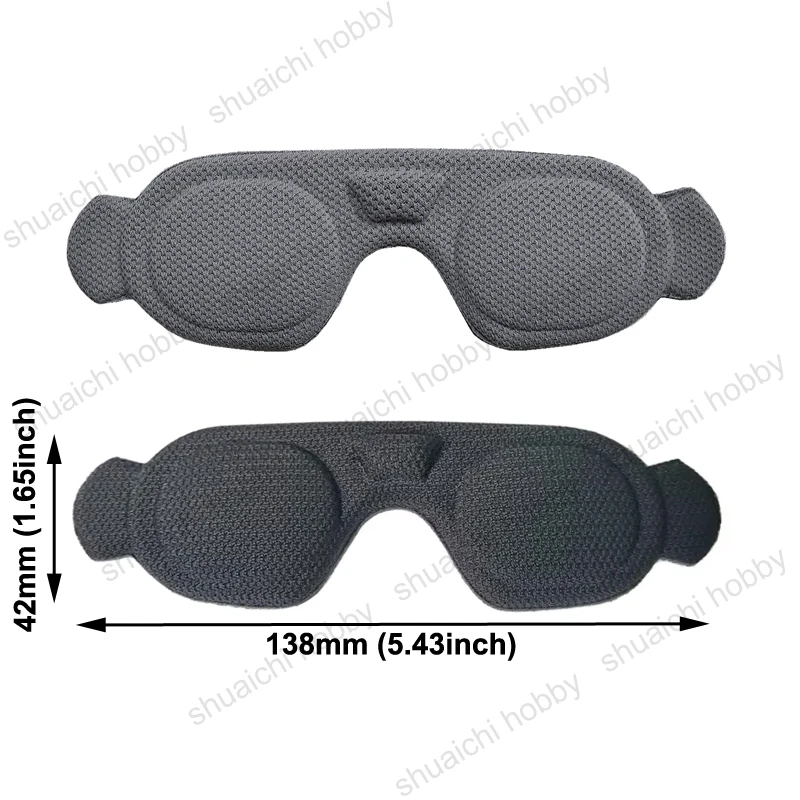 FPV Goggles Faceplate Pad Digital Glasses Sponge Eye Mask Lens Dust Cover RC Drone Spare Parts for WalkSnail AVATAR Goggles X