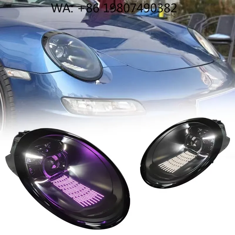 992 Style Matrix LED Headlight Assembly, High Bright Auto Lighting Refit Parts, Plug and Play No Error Upgrade 2004-2011