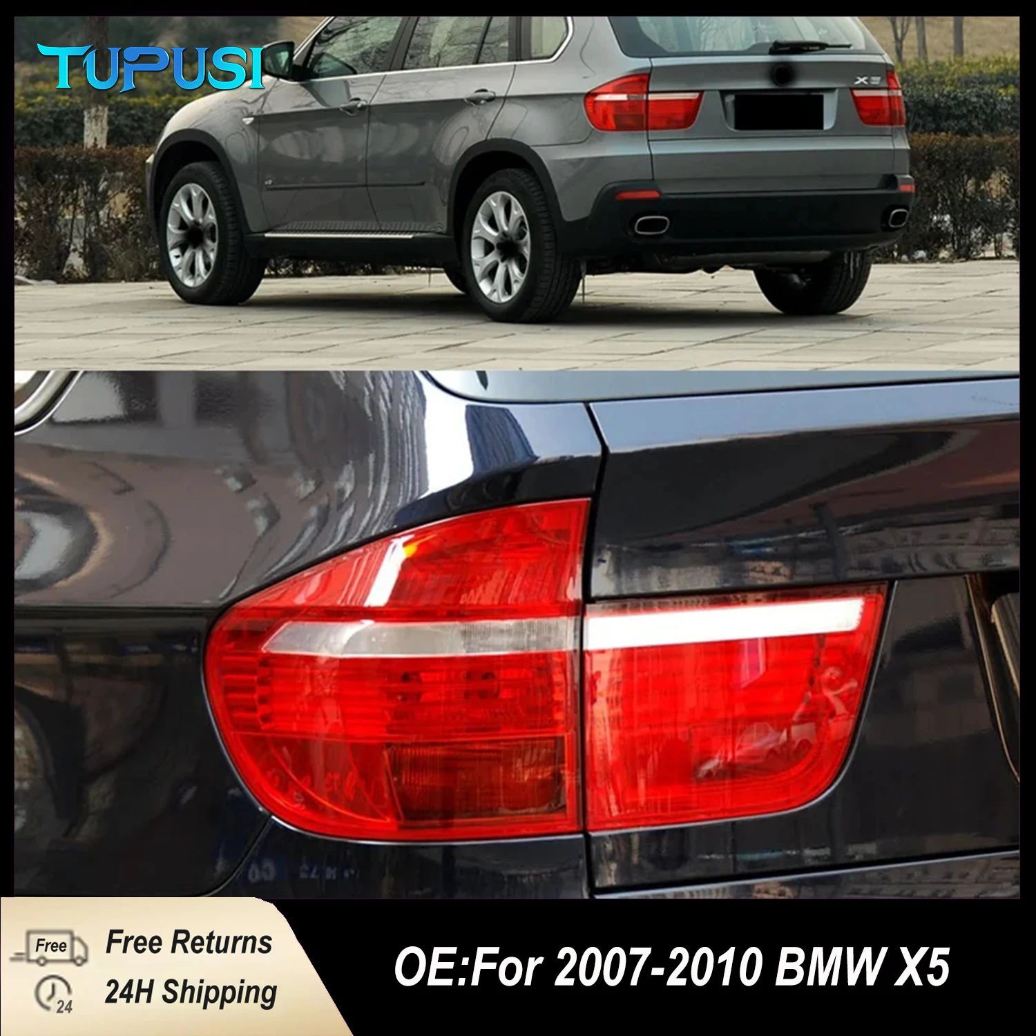 

New For BMW X5 E70 2007 2008 2009 2010 Taillight Brake Light Rear bumper taillamps tail light lamp