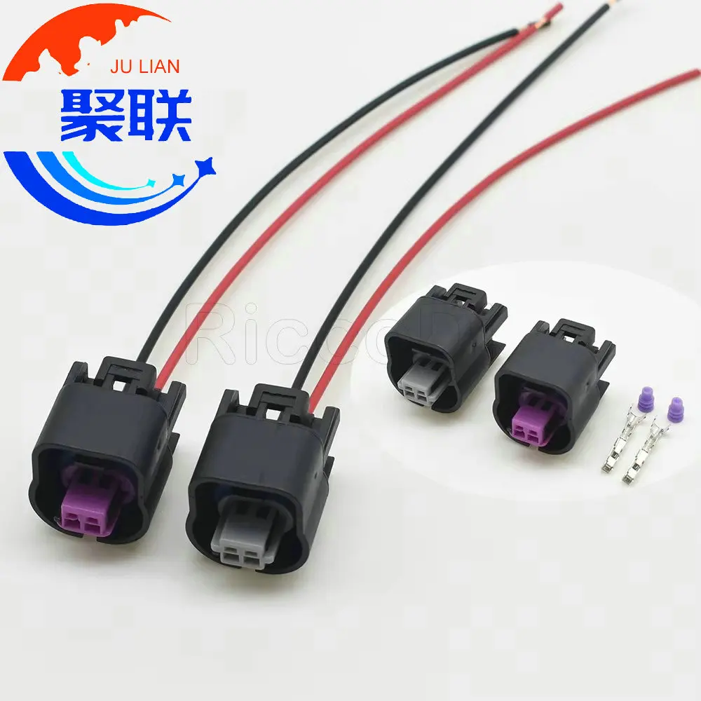 1Set 2Pin 15355319 15336004 15335987 Car Camshaft VVT Intake and Exhaust Solenoid Valve Eccentric Shaft Sensor Wire plug