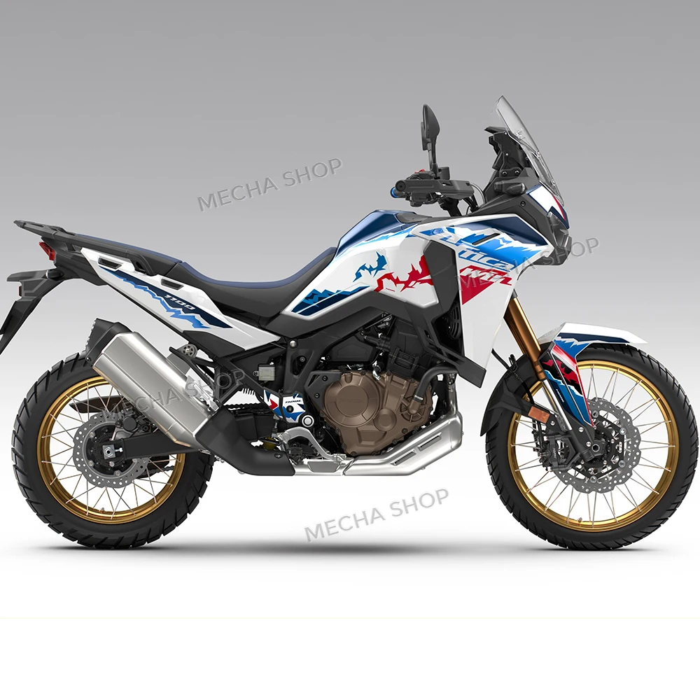 For Africa Twin CRF 1100 L CRF1100L 2025 2026 3D Motorcycle Stickers Tank Pad Protection Complete Kit 4