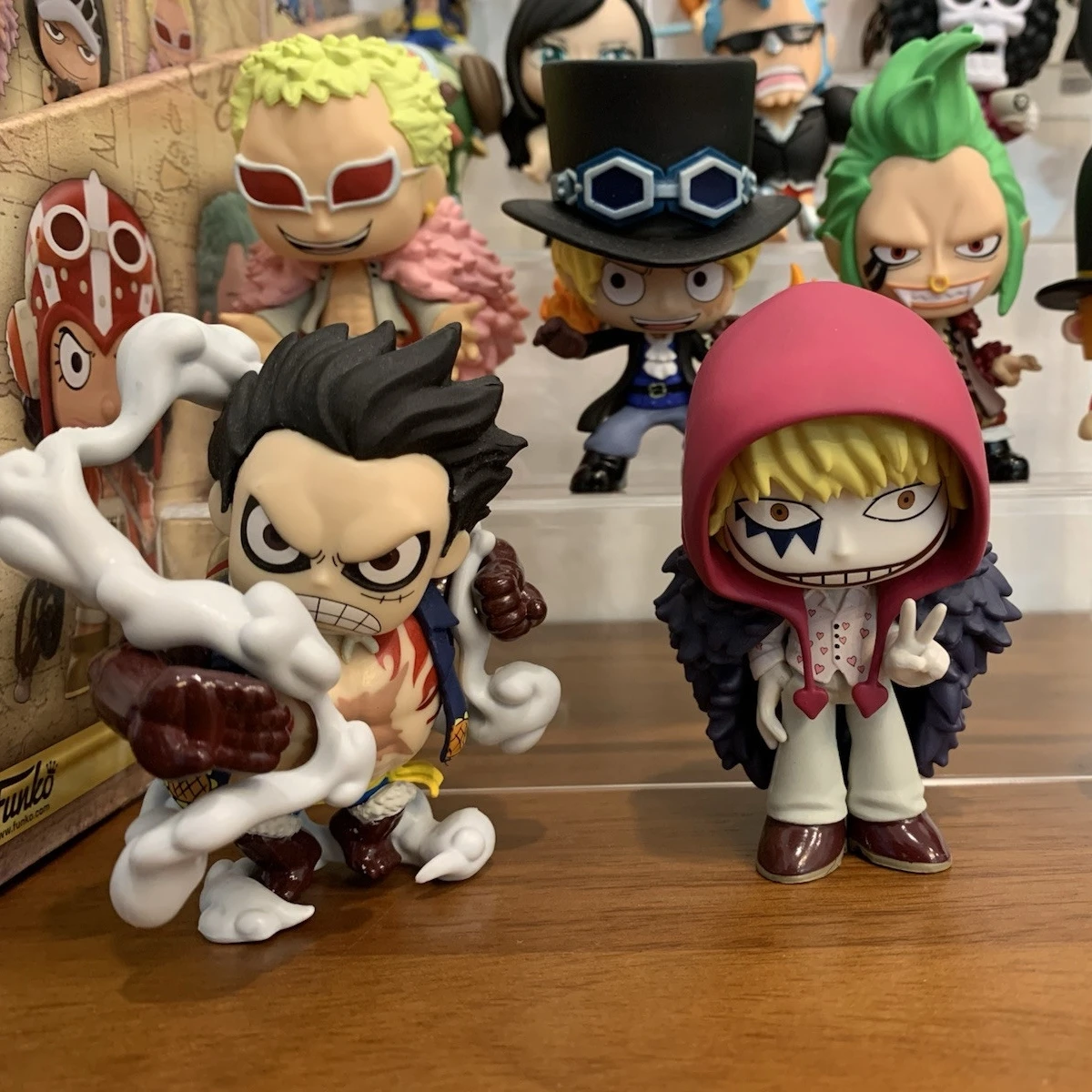 Funko Pop One Piece Mistero Minis Figura Scatola cieca Figura anime Rufy Roronoa Zoro Modello giocattolo da collezione Giocattoli in edizione limitata