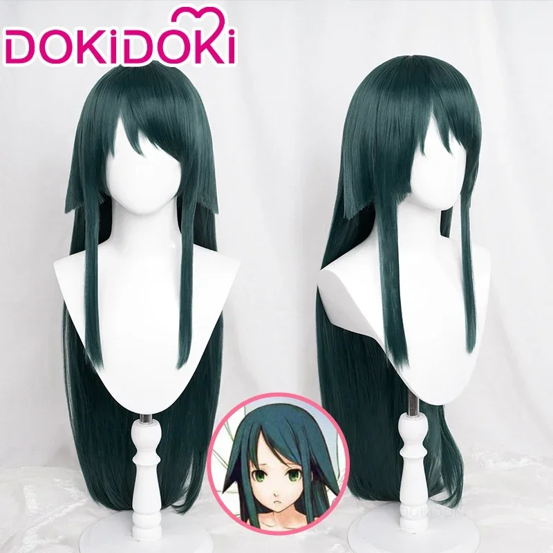 

FC6IN STOCK Saya Wig Game The Song of Saya Cosplay DokiDoki Women Long Green Wig Saya Free Wig Cap High Heat Resistant Chri@FC8！