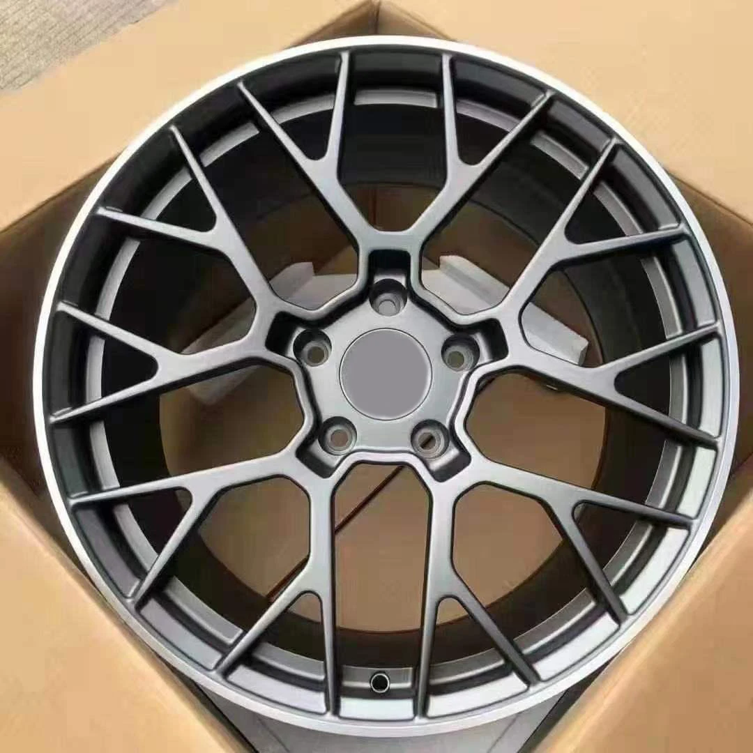 

20 21 Inch 5x130 Matt metal Machine Lip Staggered Machine Wheels for Porsche Cayenne for Passenger Cars