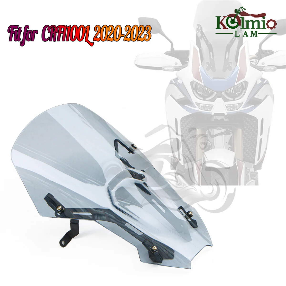 

Motorcycle Windshield Windscreen Fit for 2020 - 2023 HONDA CRF1000L Africa Twin Adventure Sports CRF 1000L 2021 Wind Deflector